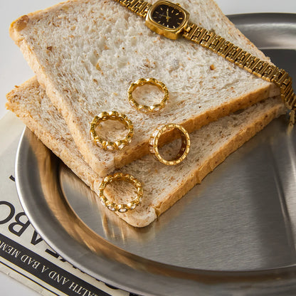 Anillos bañados en Oro 18K