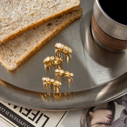 Anillos bañados en Oro 18K